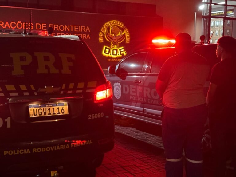 PRF e Polícia Civil desarticulam grupo suspeito de furtar caminhonetes em MS