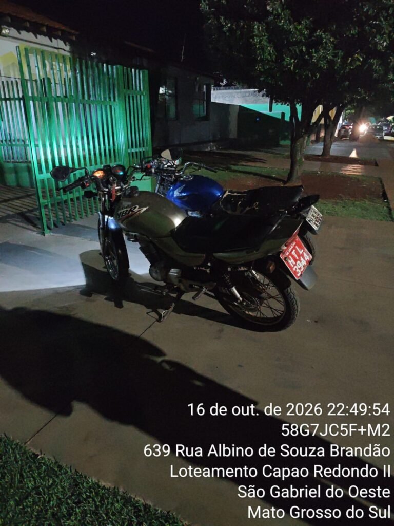 Adolescente de 16 anos é apreendido pela Polícia Militar após direção perigosa no centro de São Gabriel do Oeste