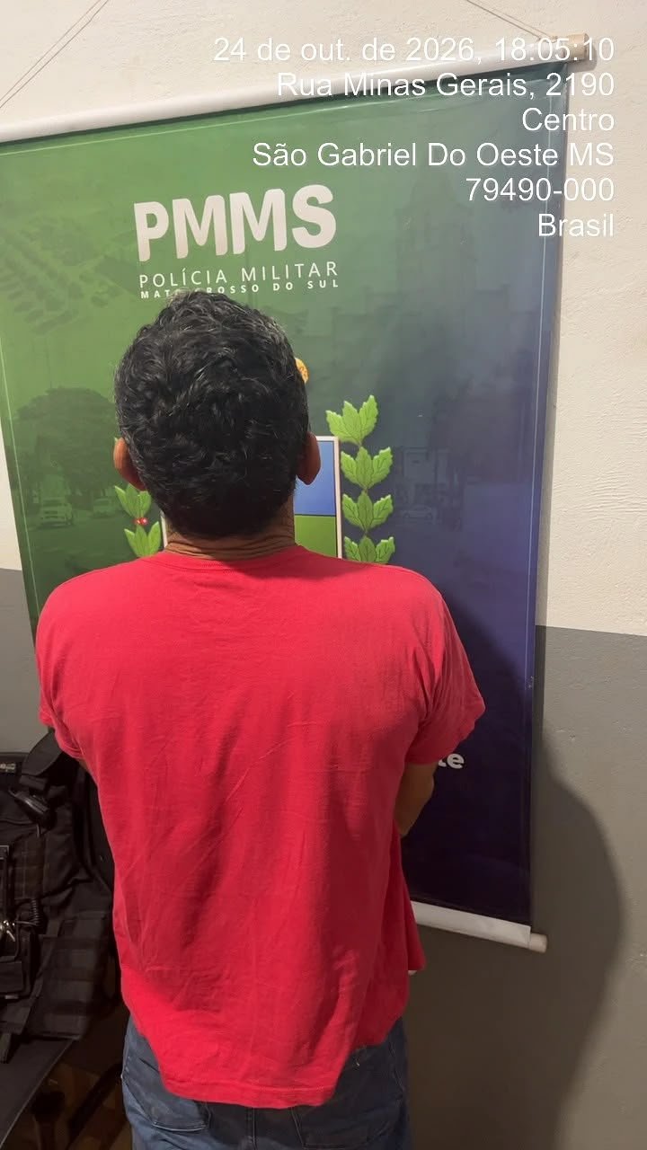 Confusão durante carreata política mobiliza PM e termina com prisão em São Gabriel do Oeste